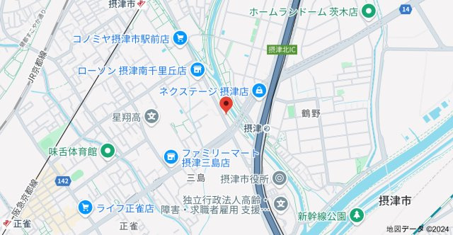 リバーライフ三島の地図