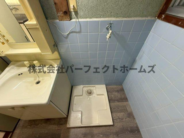 津田元町3丁目戸建　賃貸の設備|洗濯機置場です