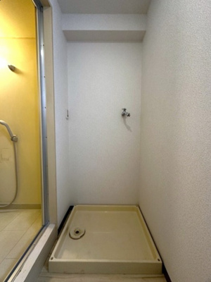 【展望】 | エクセラージュ | ※参考写真※洗面所にある室内洗濯機置き場です♪室内に置けるので洗濯機が傷みにくい☆
