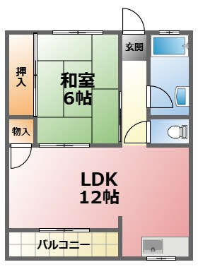 コーポマエダⅠの間取り