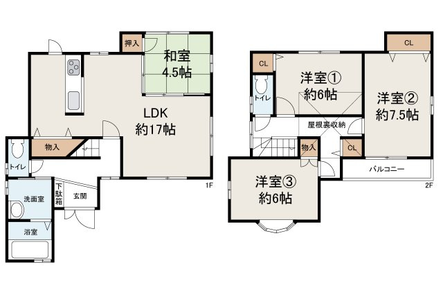 堺市西区菱木の間取り|リフォームの詳細についてはお問い合わせください。