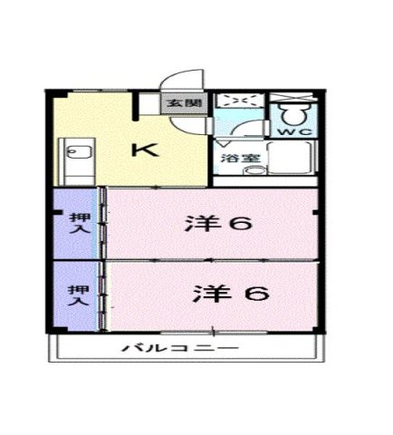 ハピネスふじみ野の間取り
