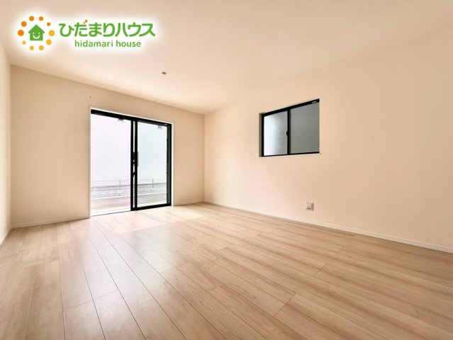 第7上尾二ツ宮Ⅱ期　新築戸建　ハートフルＢの居間・リビング|LDK：18帖