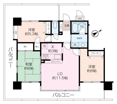 ダイアパレス横須賀堀ノ内BY THE SEAの画像