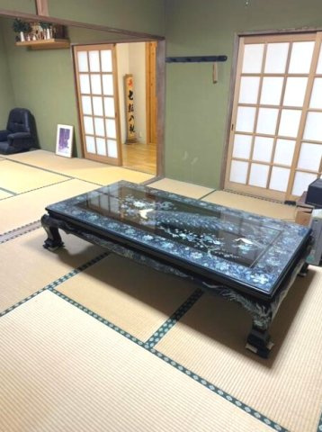 長生郡白子町古所　平屋中古戸建の和室|敷地約670坪 和風門構８SLDK平屋 上下水都市ガス リビング約27帖  白子海岸まで徒歩約10分