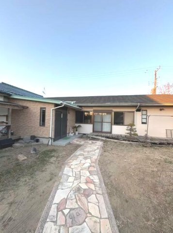 長生郡白子町古所　平屋中古戸建の庭|敷地約670坪 和風門構８SLDK平屋 上下水都市ガス リビング約27帖  白子海岸まで徒歩約10分
