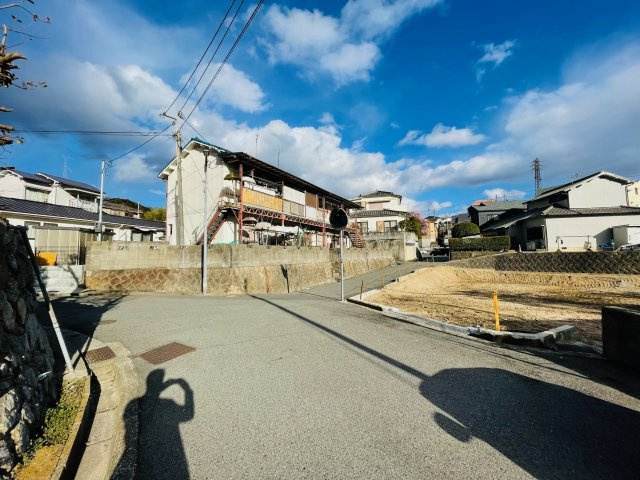 神戸市北区山田町小部字宮ノ前土地の前面道路含む現地写真