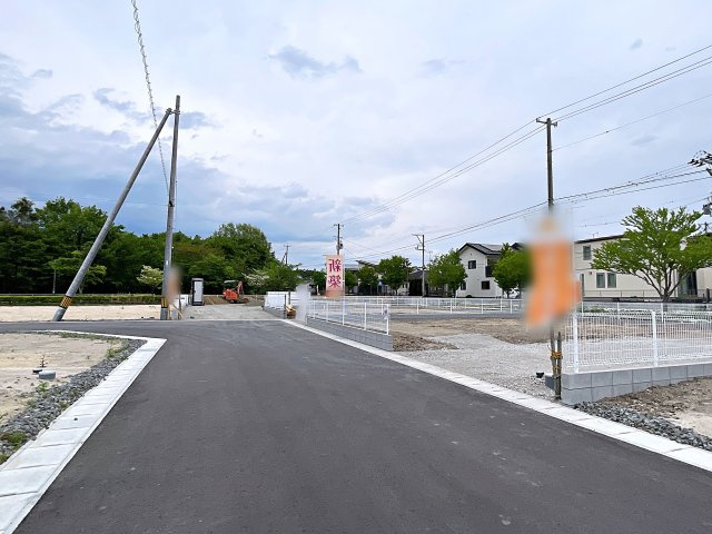 新築戸建・新築建売　郡山市東山1丁目1期　守山小・守山中の前面道路含む現地写真|前面道路