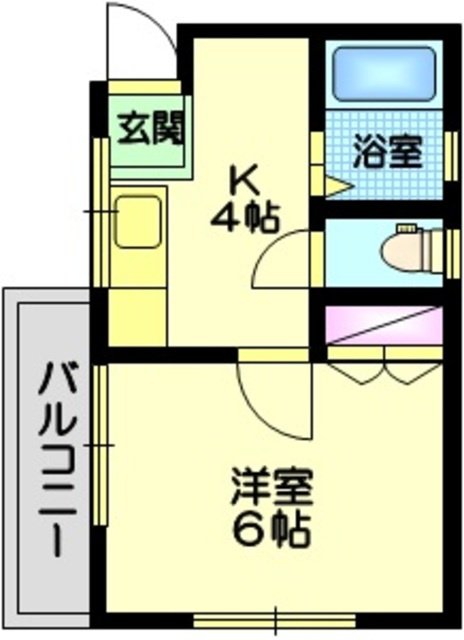 河野ハイツの間取り|間取り