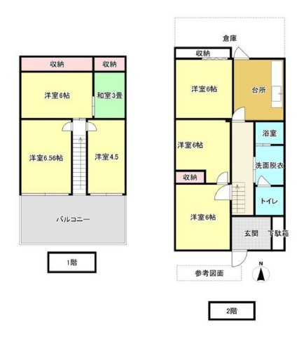 売戸建　壬生町中央町の間取り