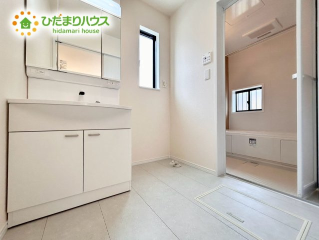 第7上尾二ツ宮Ⅱ期　新築戸建　ハートフルCの脱衣所