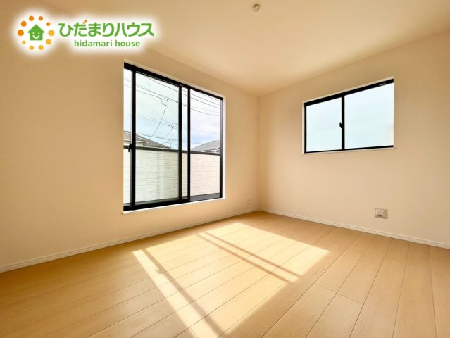 第7上尾二ツ宮Ⅱ期　新築戸建　ハートフルCの洋室|2階洋室：6帖