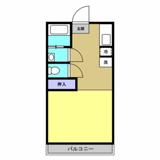 【間取り】 | コーポ高橋 | 間取りです。