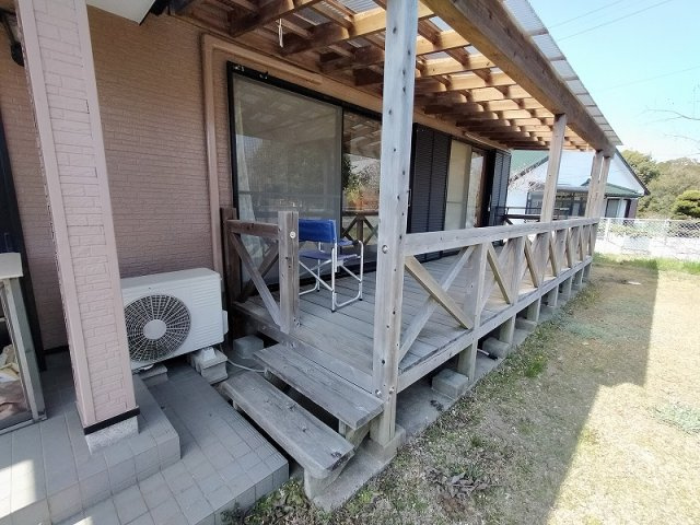 大村市東野岳町平屋建の設備|デッキテラス