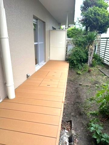 六甲篠原パークマンションの庭|暮らしに合わせて自由に活用できる