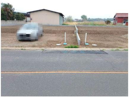 上里町勅使河原第18　の前面道路含む現地写真|現地前面道路