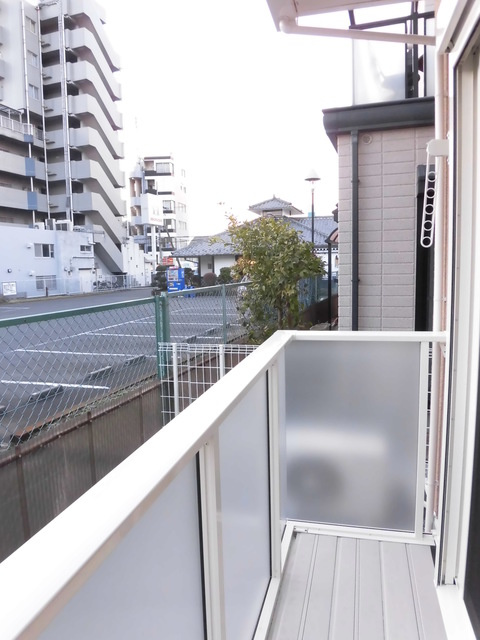 フラワー相模野のバルコニー