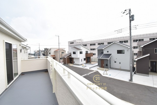 いろどりアイタウン　日立市西成沢町2丁目　23-P1　12のバルコニー|お部屋から出られるバルコニーです。ちょっと気分転換に外の景色を眺めて深呼吸もいいですね。