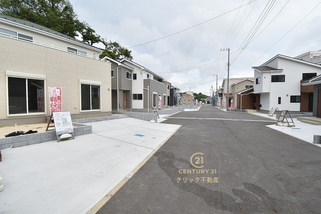 いろどりアイタウン　日立市西成沢町2丁目　23-P1　12の前面道路含む現地写真|現地撮影（2026年8月）