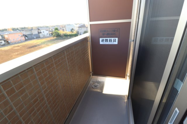 セレブレイト本城のバルコニー