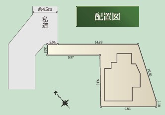 泉区新橋町 新築戸建 4280万円の区画図