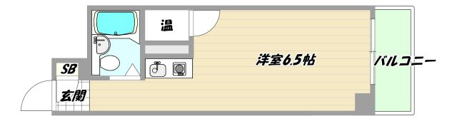 大阪市淀川区西宮原１丁目の賃貸マンションの間取り