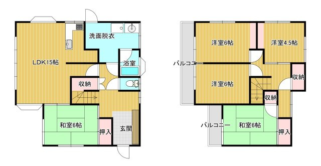 吉岡町一戸建の間取り