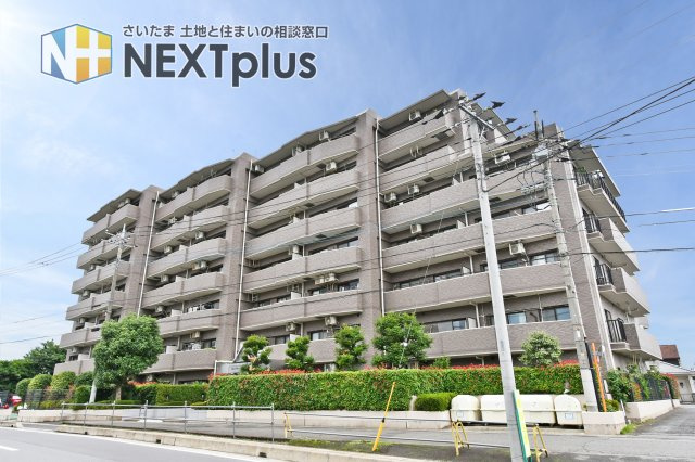 ライオンズガーデン大宮大和田公園の外観|アーバンパークライン『大和田』駅徒歩7分。大宮・春日部・柏等乗り換え不要の立地。R8年新設された《さいたま市立大和田小学校》まで徒歩5分。お子様の通学も安心の距離です。