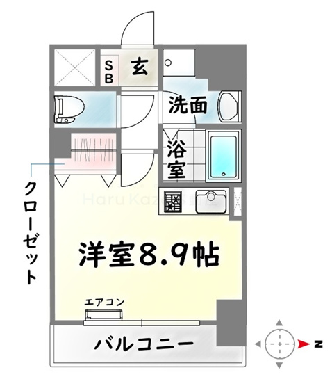 【間取り】 | アレーヌコート新瑞橋【名古屋市賃貸・オートロック】