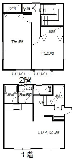 NEW MAISONもとだての間取り