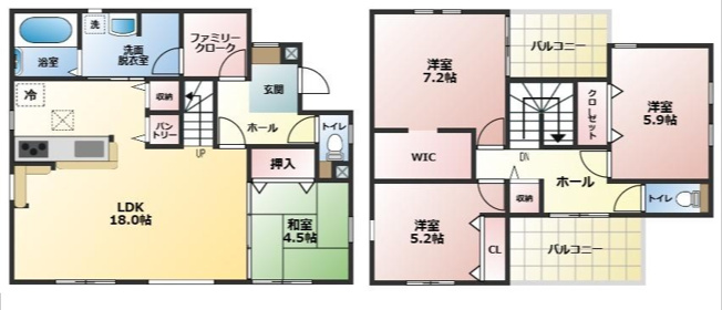 【間取り】 | よかタウン西区中島町4期　9号棟
