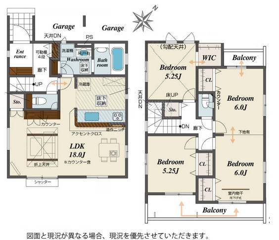 上尾市本町５丁目　全4棟　4号棟の間取り
