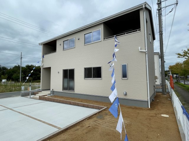 新築戸建・新築建売　郡山市東山1丁目1期　守山小・守山中の外観|お庭付きで家庭菜園やガーデニングなどの趣味も楽しむことができます！