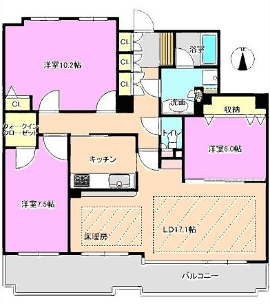 センチュリースクエア香久山　ウエストスクエアの間取り|間取図　※図面と現況が異なる場合は現況優先といたします。