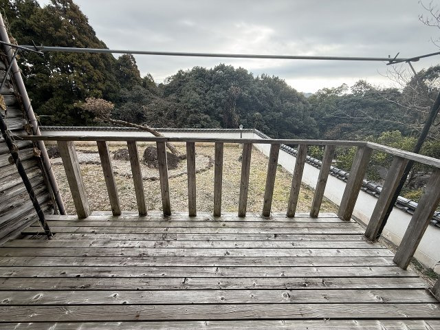世知原町岩谷口戸建のバルコニー|西側ベランダ
