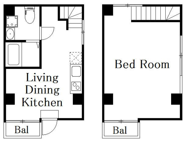 DECOR RESIDENCE 田原町の間取り