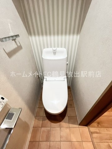 東大阪市稲田本町１丁目のアパートのトイレ