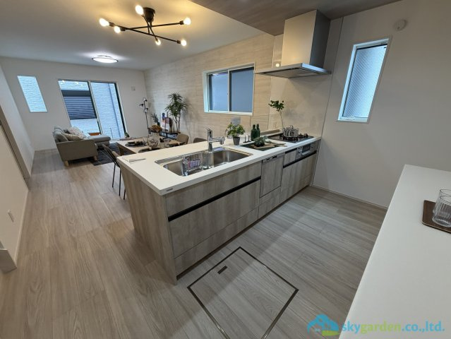 秦野市第2曽屋　新築戸建　全9棟5号棟のキッチン