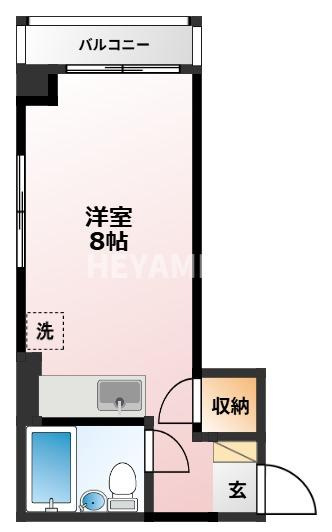 藤コーポの間取り