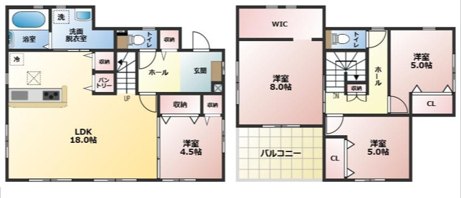 【間取り】 | 西区中島町5期