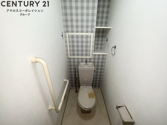 ゆったり落ち着けるトイレです