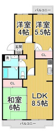 コンフォール広田の間取り
