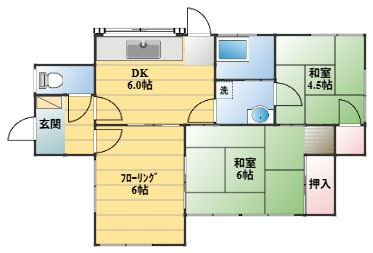 【間取り】 | 古賀市谷山中古戸建