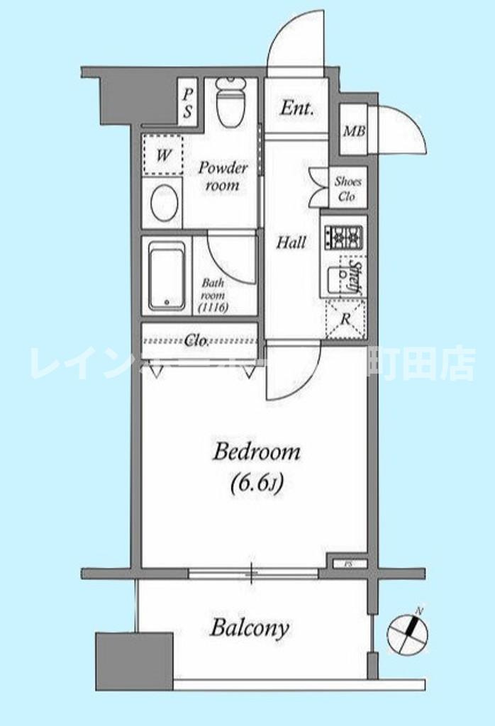 アーデン町田※初期費用分割後払いサービス利用可能物件の間取り