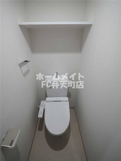 【トイレ】 | エステムコート難波WEST-SIDE Vアジュール | ゆったりとした空間のトイレです