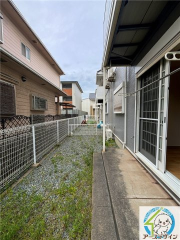 ソレアード本荘壱番館のバルコニー