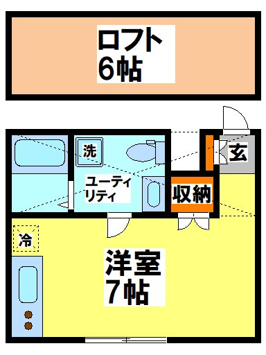 三鷹市井口４丁目のアパートの間取り