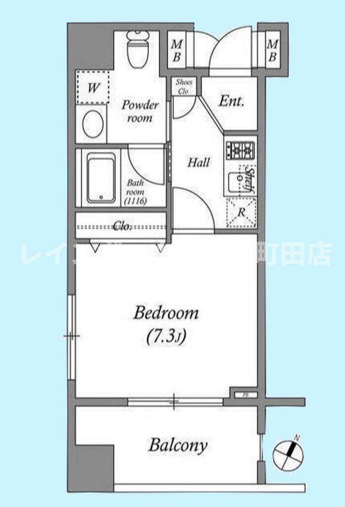 アーデン町田※初期費用分割後払いサービス利用可能物件の間取り