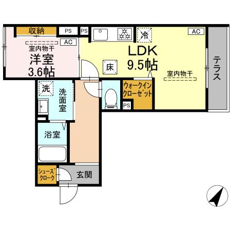 コルザ南台の間取り