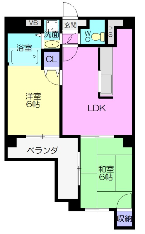 コメルスＶの間取り